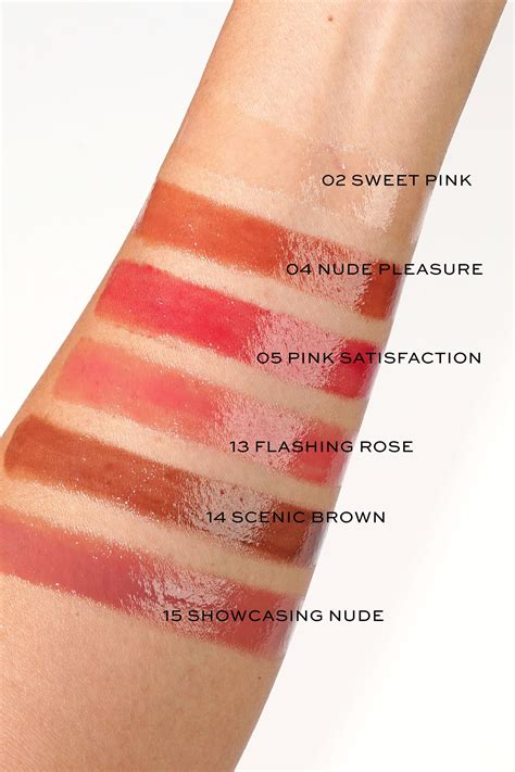 ysl holographic glossy stain swatches|YSL Water Stain Glow Glossy Stain • Lipgloss Swatches .